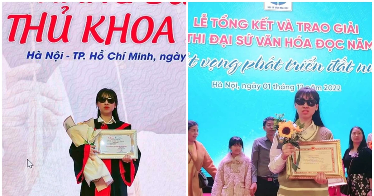 Nữ sinh khiếm thị gốc Quảng Ninh với ước mơ trở thành nhà tâm lý học - Câu chuyện truyền cảm hứng vượt khó học giỏi