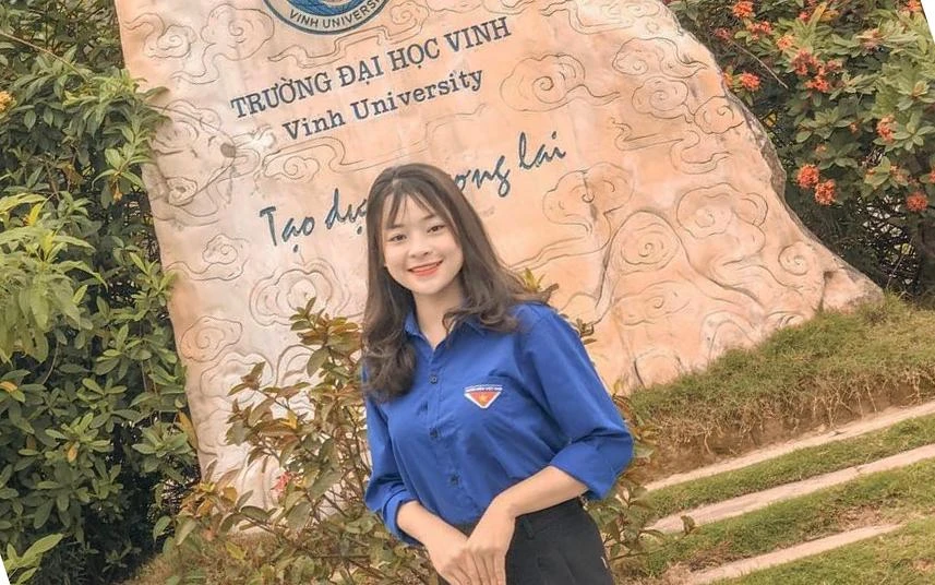 Nữ sinh Đại học Vinh "cháy" hết mình với tình nguyện, thành tích học tập xịn xò khỏi bàn