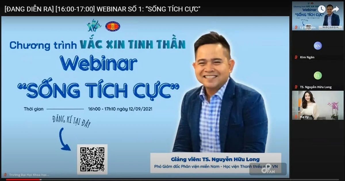 Webinar "Sống tích cực": Liều "vắc-xin tinh thần" cực xịn giữa mùa dịch