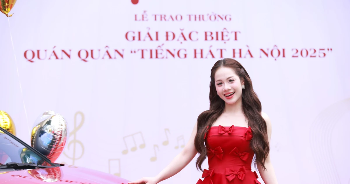 Phương Chi ẵm trọn giải thưởng 600 triệu đồng sau khi đăng quang Tiếng hát Hà Nội 2025
