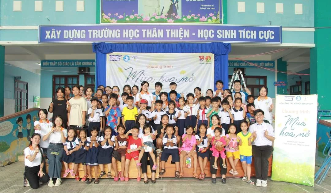 Mang niềm vui đến các em nhỏ tại xã đảo Thạnh An