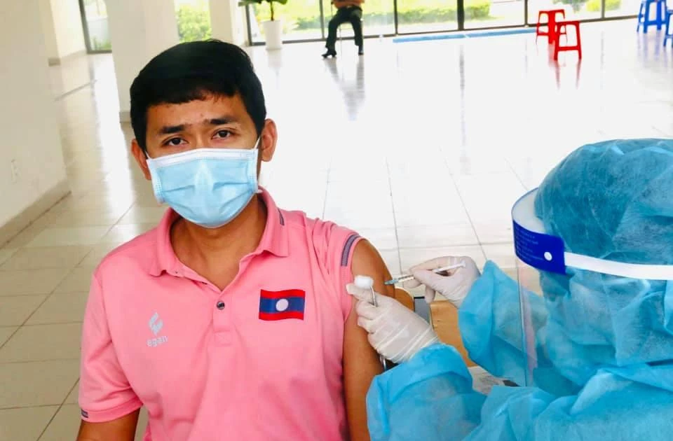 Sinh viên ở KTX ĐHQG TP.HCM được tiêm vaccine phòng COVID-19 rồi nè!