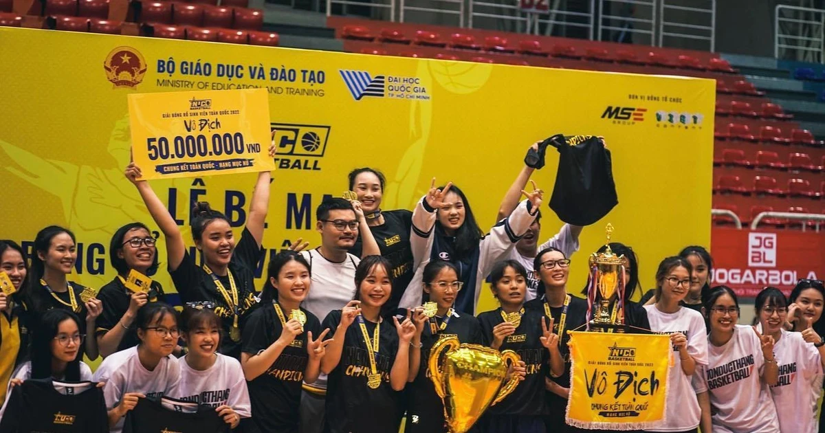 Quán quân Giải Bóng rổ sinh viên toàn quốc 2022 chính thức lộ diện rồi nèee!
