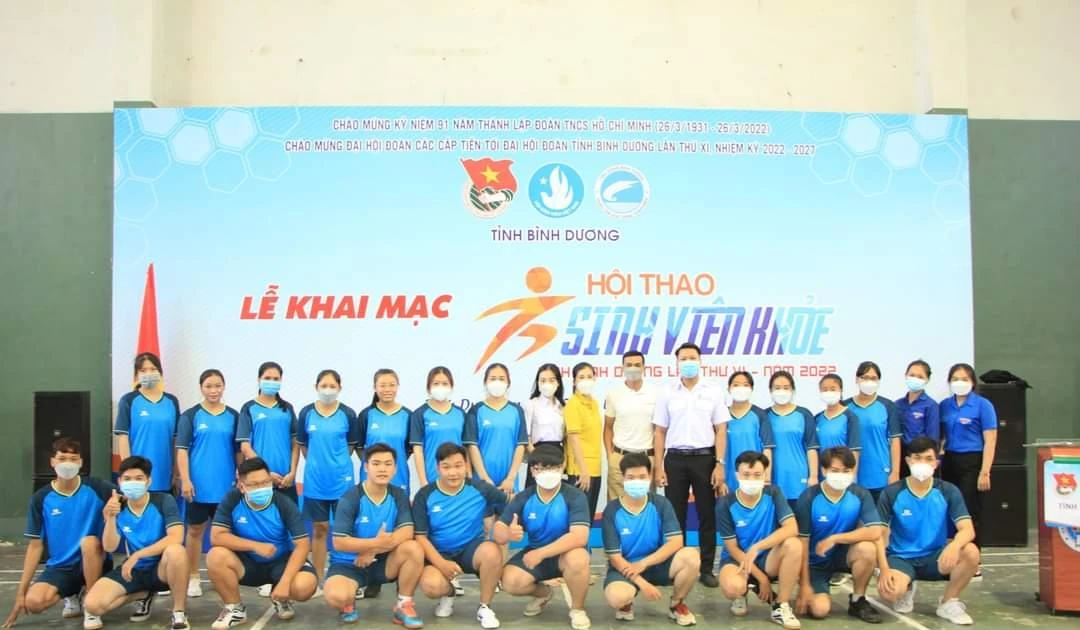 Sinh viên Bình Dương quẩy tung với Hội thao Sinh viên khỏe 2022 ‍♂️