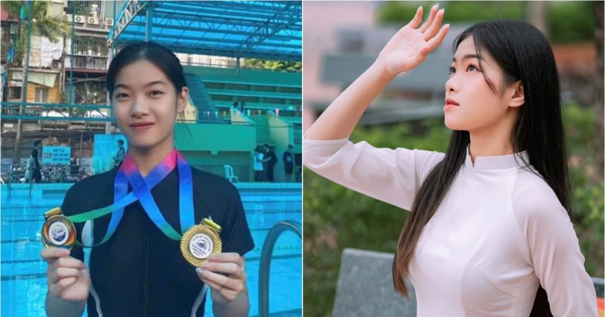 Nữ tân sinh viên 'thần tốc' phá kỷ lục bơi lội của Đại học Thủy lợi