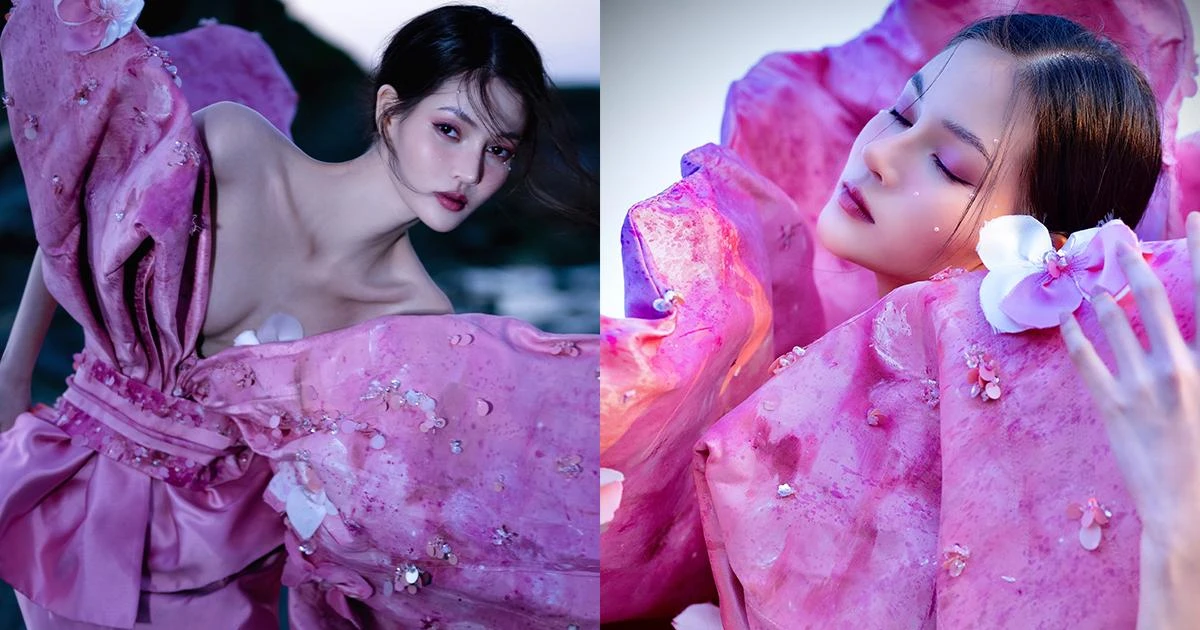 Gái xinh "high-fashion" gây bão với bộ ảnh san hô siêu nghệ, thông điệp ý nghĩa về Trái Đất