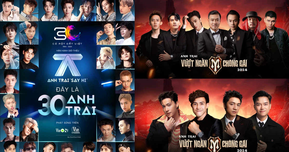 Hai show Anh Trai - Chủ đề hot nhất giới trẻ Việt năm 2024 là đây!