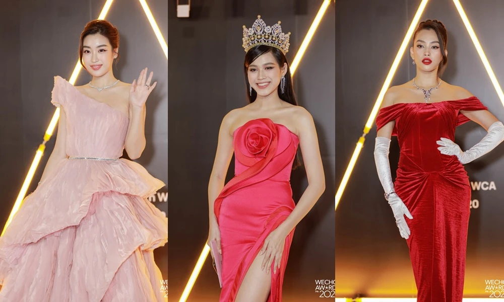 Dàn Hoa hậu Việt đổ bộ thảm đỏ: Đỗ Thị Hà cùng hội chị em đẹp "muốn xỉu" ✨
