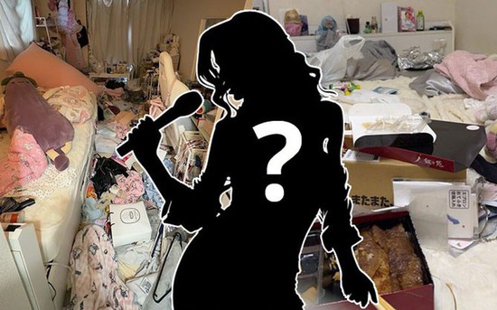 Visual xinh đẹp mà sống trong căn phòng như bãi rác, nữ idol Nhật khiến netizen không thể tin nổi