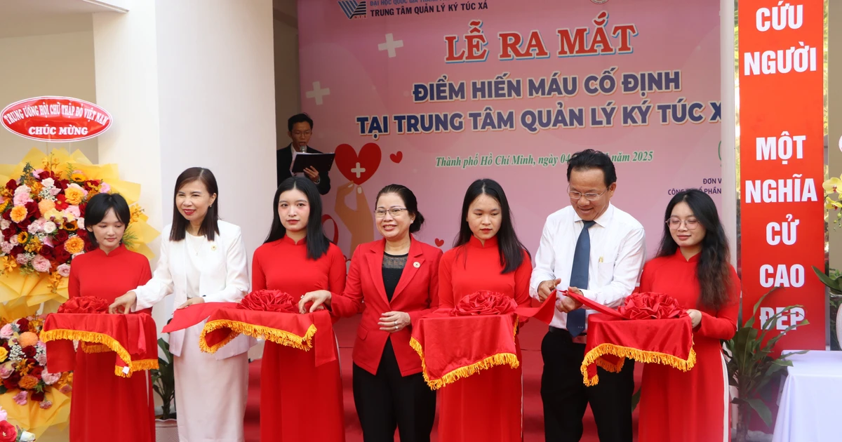 Sinh viên ĐHQG TP.HCM có điểm hiến máu cố định ngay trong KTX rồi nè! ❤️