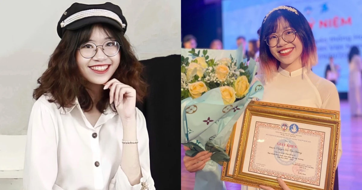 Nữ sinh ĐH Kinh tế Quốc dân ẵm trọn danh hiệu 'Sinh viên 5 tốt' với bảng thành tích xịn sò khó ai bì kịp
