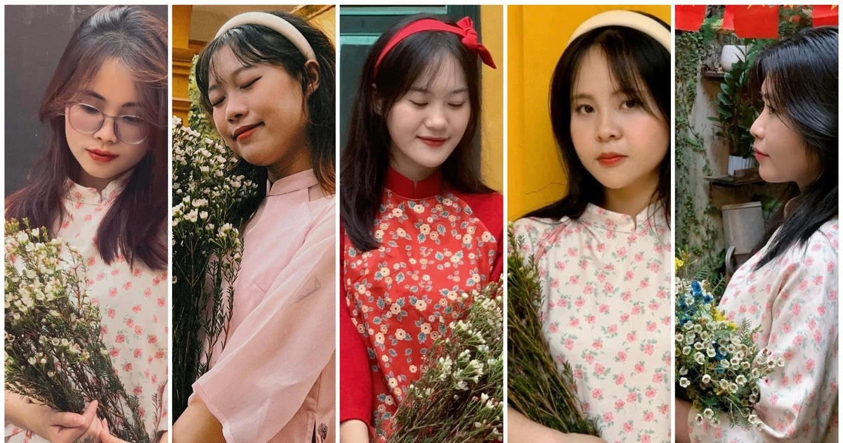 Sinh viên khoa Văn diện áo dài 'bắn tim' đón Tết: Tự hào nét đẹp truyền thống dân tộc ✨