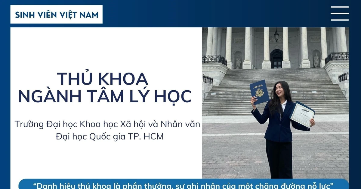 Nữ thủ khoa Tâm lý học: Danh hiệu chỉ là phần thưởng cho chặng đường cày cuốc không ngừng nghỉ