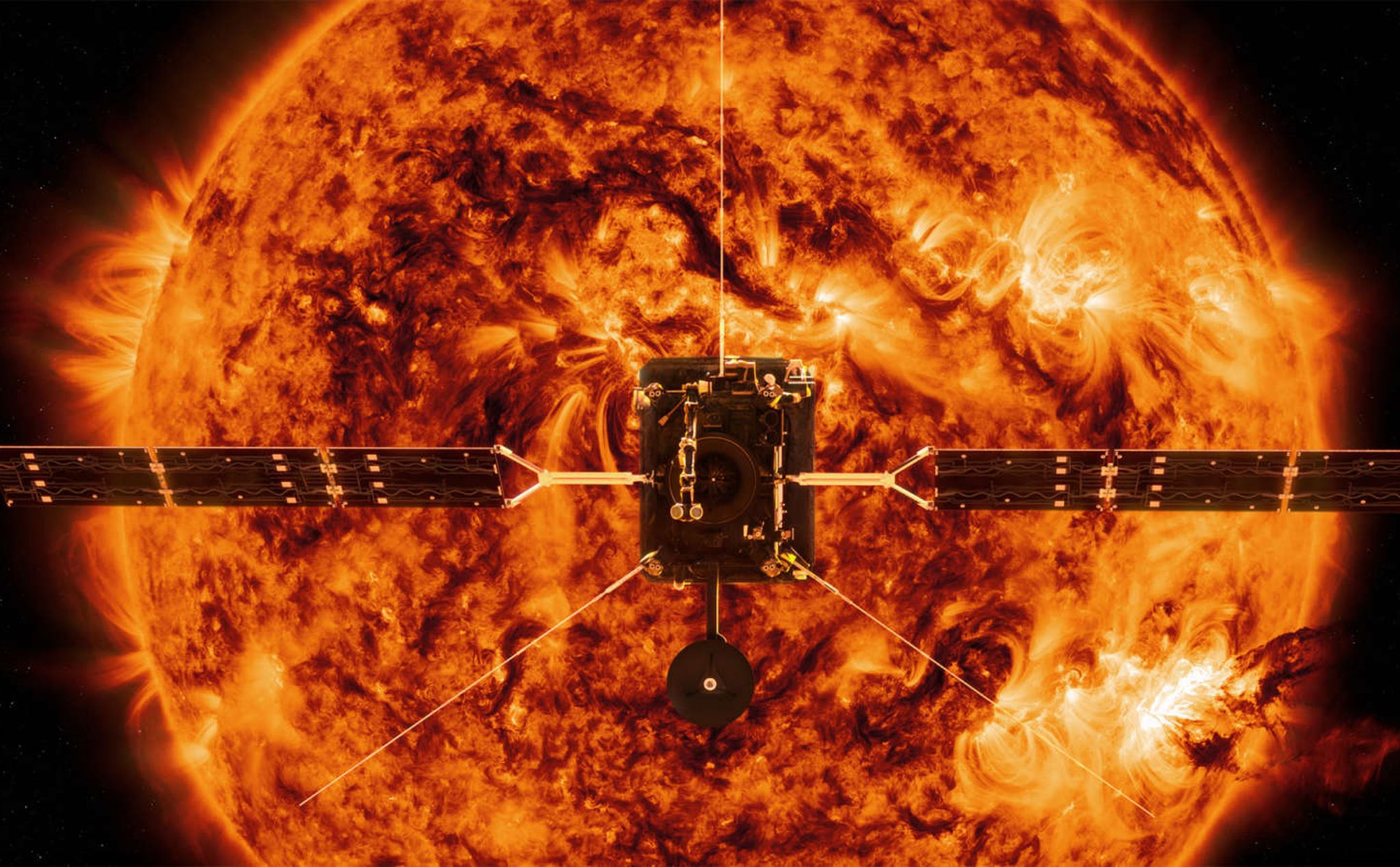 Tàu vũ trụ Solar Orbiter chuẩn bị "đột nhập" mặt sau của Mặt trời sau 1 năm bay lượn ngoài vũ trụ