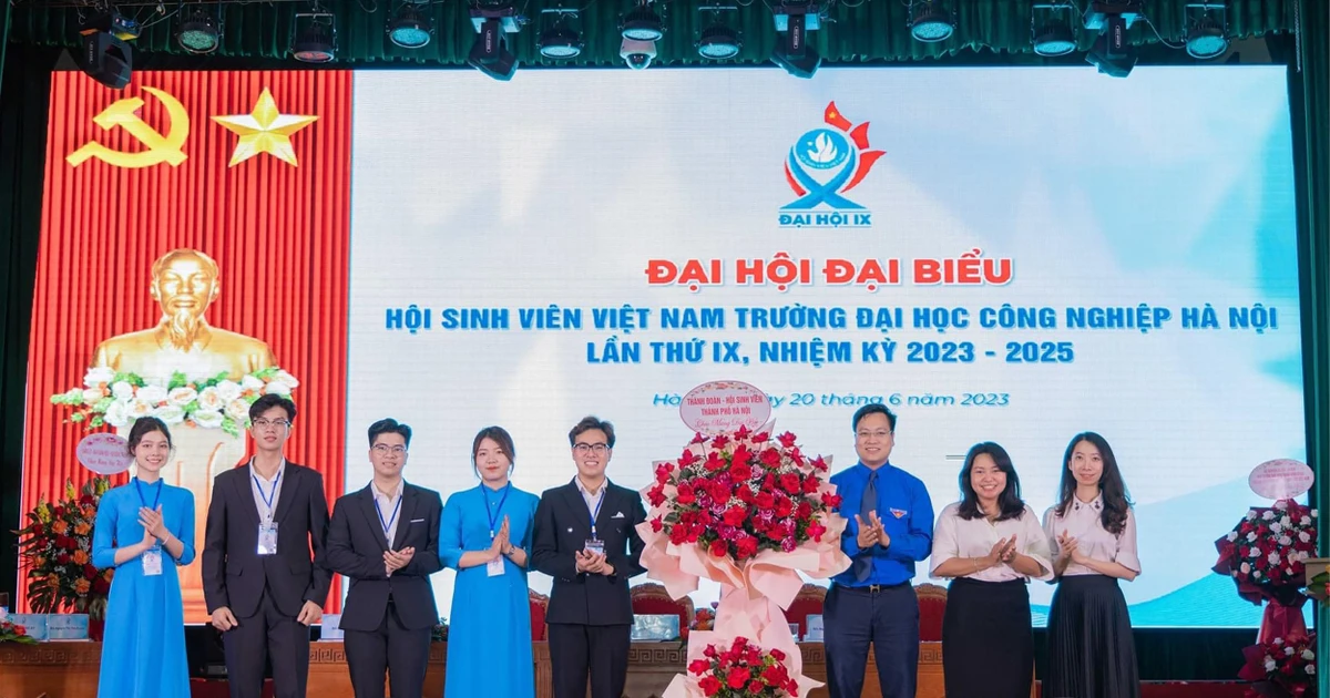 Ngô Lê Xuân Đức chính thức làm Chủ tịch Hội Sinh viên trường ĐH Công nghiệp Hà Nội ✨