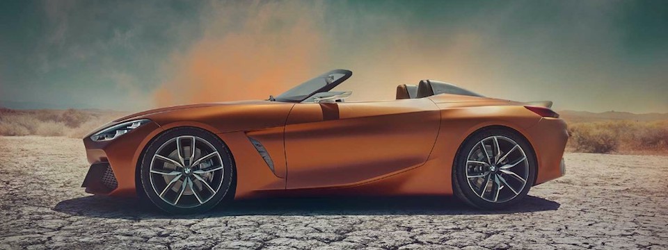 BMW Z4 Concept lộ ảnh chính thức trước ngày ra mắt tại Pebble Beach - visual đỉnh chấm hết!
