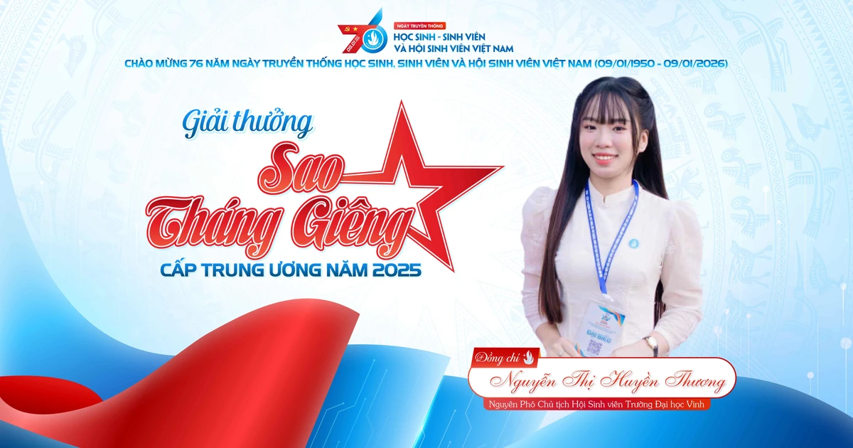 Nữ sinh Đại học Vinh nhận giải Sao Tháng Giêng Trung ương - Khi đam mê và cống hiến tỏa sáng