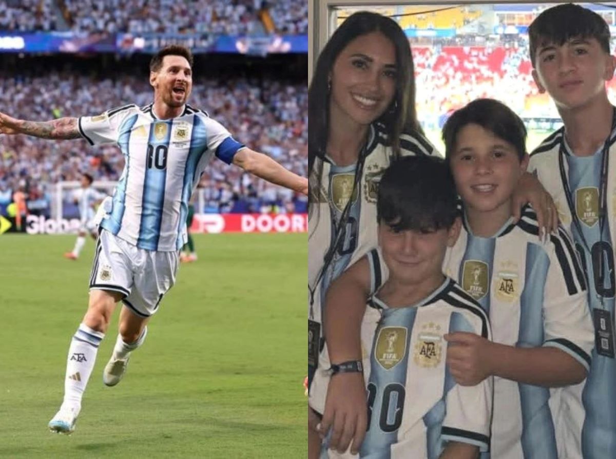 Messi lập hat-trick huyền thoại, 3 cậu con trai phản ứng cute xỉu làm triệu người "tan chảy"
