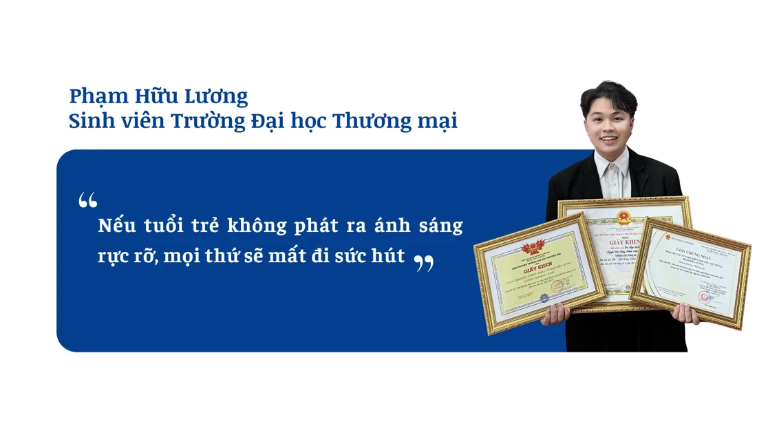 Phạm Hữu Lương - chàng trai "Sinh viên 5 tốt" gây bão với Giải thưởng Khoa học và Công nghệ đỉnh của chóp