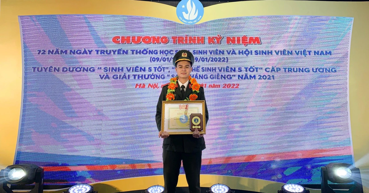 Bí thư Liên chi Đoàn Học viện An ninh tiên phong trong hoạt động Đoàn Hội
