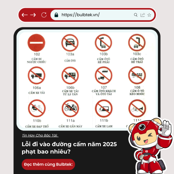 Đừng Để Mất Tiền Oan: Mức Phạt Lỗi Đi Vào Đường Cấm Năm 2026 Là Bao Nhiêu?