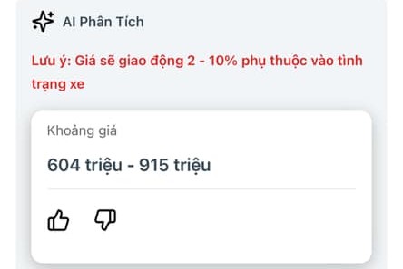 Kia đời cũ giá bán lại gần 1 tỉ?? AI định giá "lú" hay sao đây?