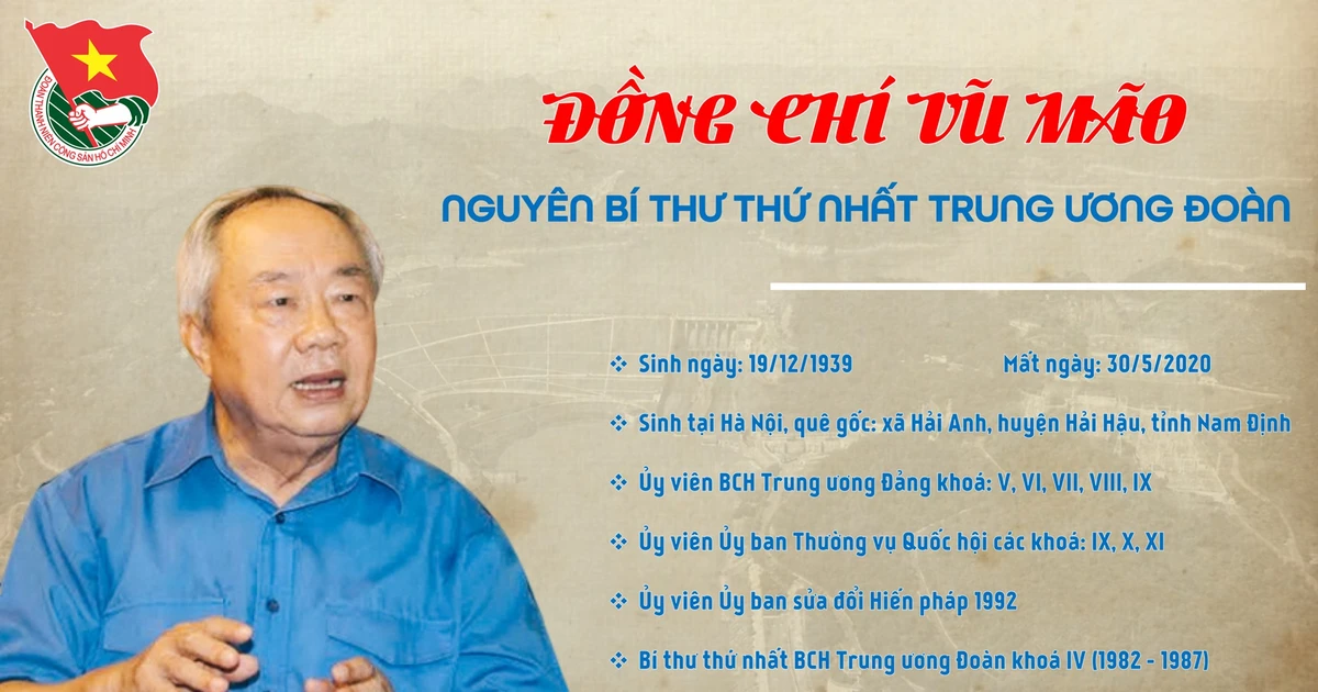Tiểu sử và sự nghiệp đồng chí Vũ Mao - nguyên Bí thư thứ nhất T.Ư Đoàn