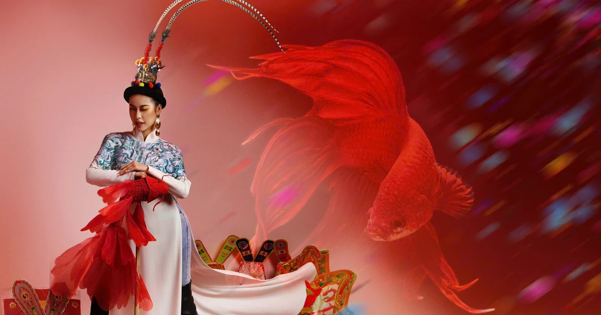 Gái xinh Hà Thành "gây sốt" với bộ ảnh Táo Quân phiên bản thời thượng đỉnh của đỉnh