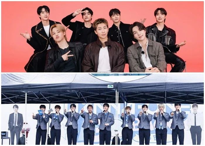 Wanna One đua top căng đét với BTS trên bảng xếp hạng tháng 4