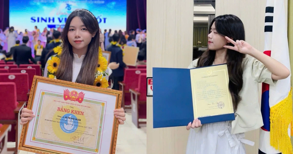 Cô gái Hải Phòng "chơi lớn" với 6/6 học bổng, bài báo khoa học và danh hiệu Sinh viên 5 tốt Trung ương