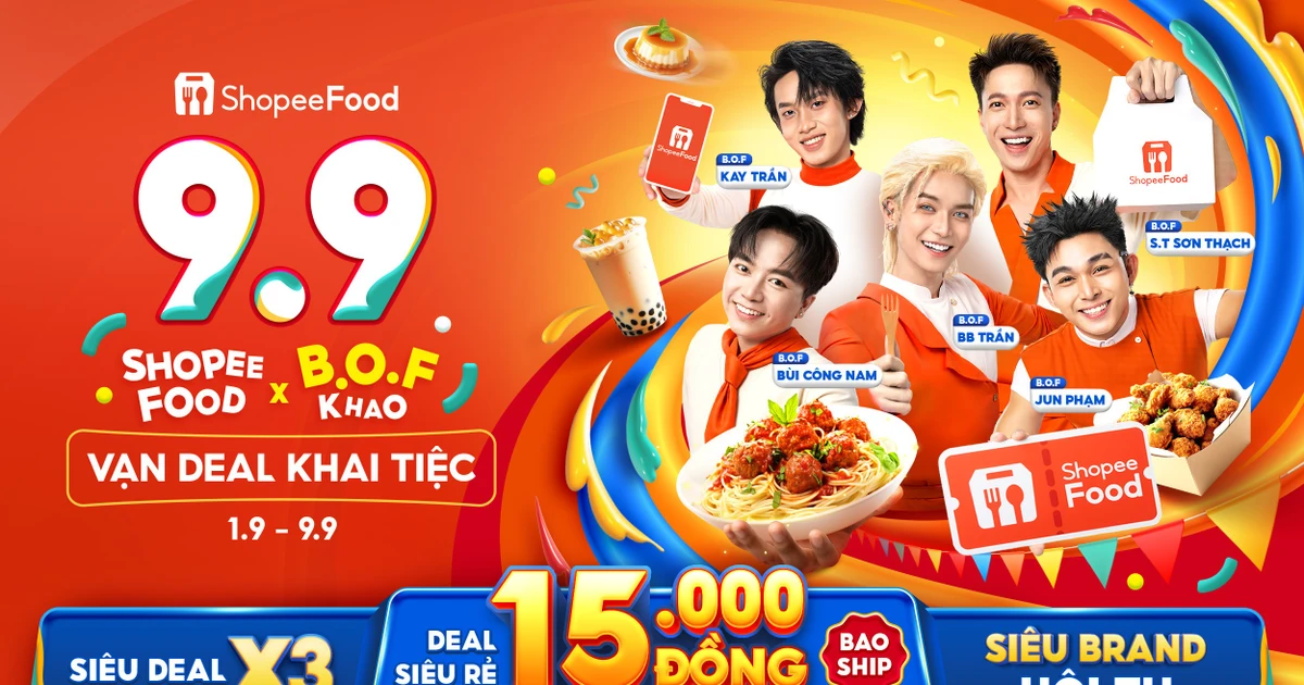 Nạp full năng lượng cho năm học mới cùng loạt deal ShopeeFood 9.9 xịn xò quá trời!