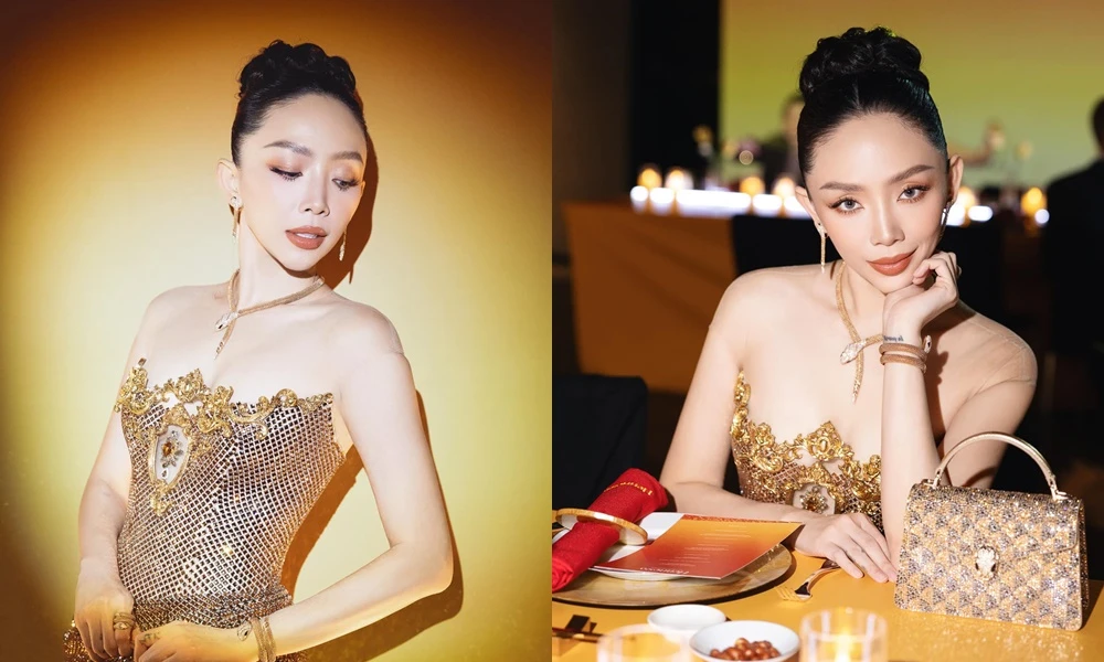 Tóc Tiên đeo trang sức gần 5 tỷ đi sự kiện quốc tế, netizen trầm trồ "xách cả căn chung cư lên người"