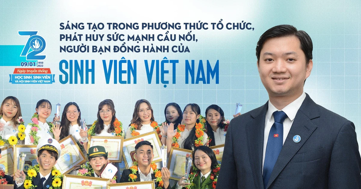 72 năm Hội Sinh viên Việt Nam: Đổi mới sáng tạo, làm cầu nối đồng hành cùng sinh viên ✨