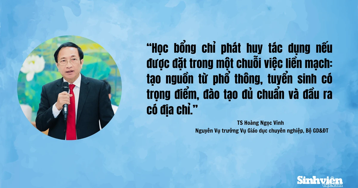 Học bổng phải đi kèm cả một combo việc chứ không phải riêng lẻ nha!