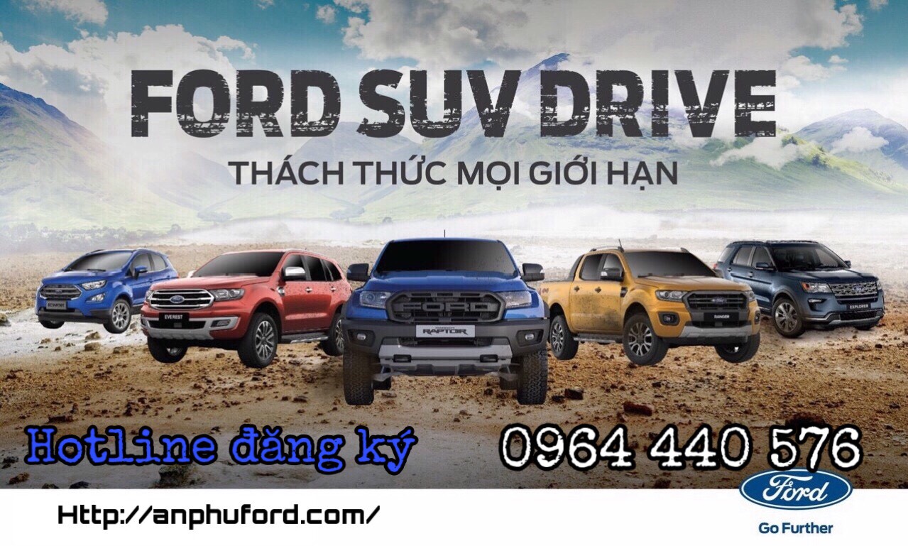 Hội Fan Ford Ơi, Cơ Hội Lái Thử SUV Xịn Sò Đây Rồi! ✨