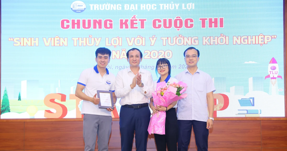 Sinh viên Thủy lợi chiến thắng cuộc thi khởi nghiệp 2020 với ý tưởng "vật liệu xanh" cực xịn ✨