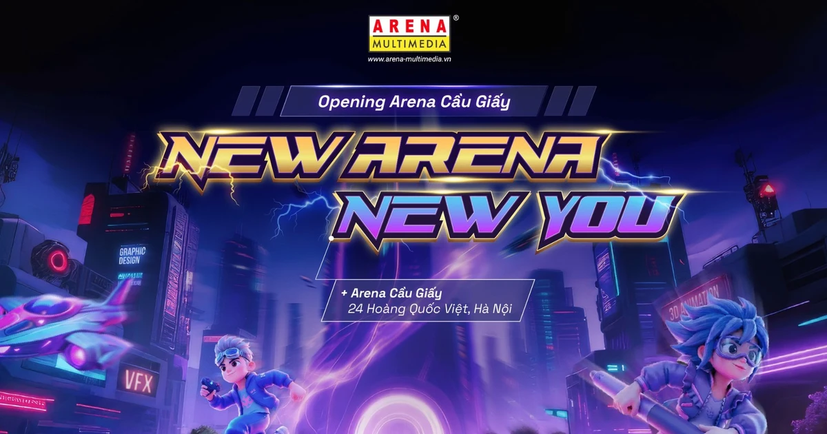 Arena Multimedia Cầu Giấy chính thức dọn nhà mới sang 24 Hoàng Quốc Việt rồi nè! ✨