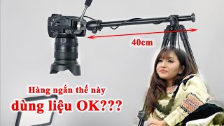 Chân máy có thanh ngang 40cm chụp topshot cũng ổn lắm nha, anh em đừng nghĩ là kém đâu