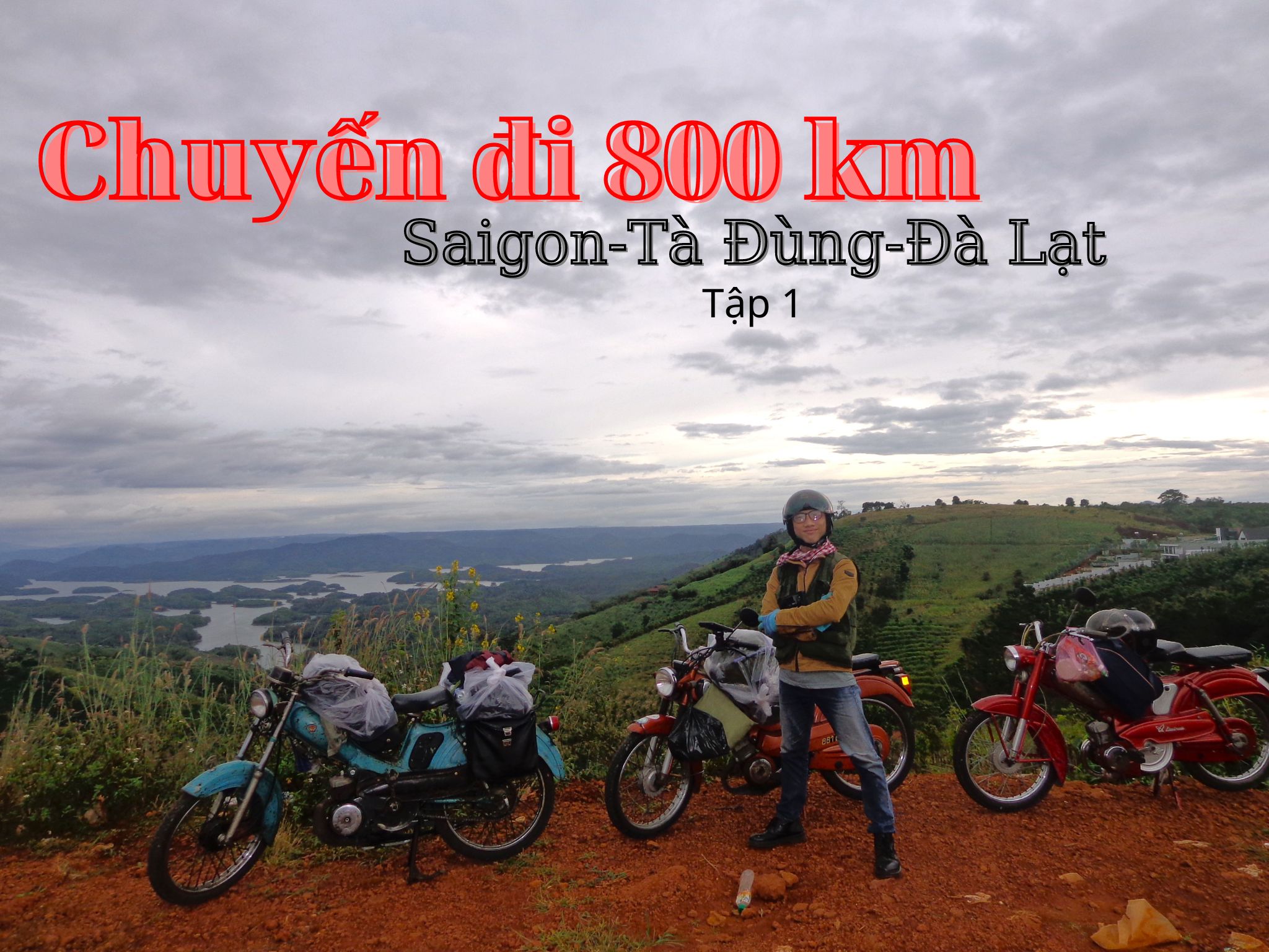 Chuyến đi Saigon-Tà Đùng-Đà Lạt bằng xe Mobylette huyền thoại của hội bạn thân