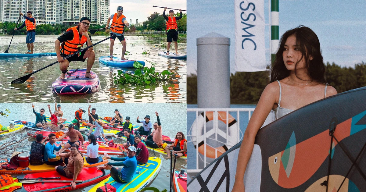 Chèo SUP - Trào lưu "chill phết" đang chiếm sóng giới trẻ Sài Gòn
