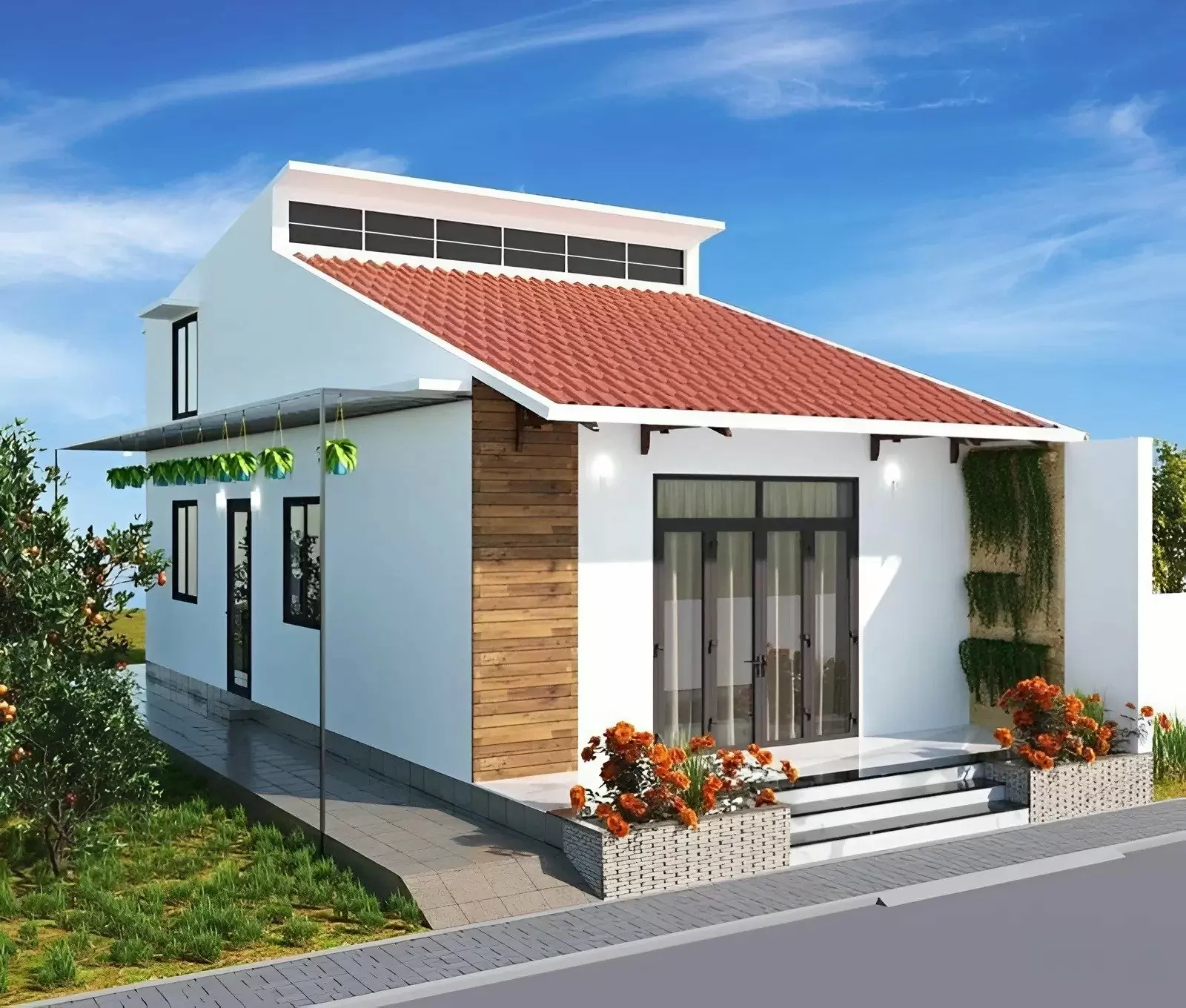 Nhà cấp 4 nông thôn đơn giản - Giản dị mà vẫn chill ngất trời