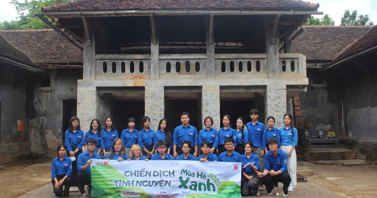 Mùa hè xanh 2025: Gen Z Trường Khoa học liên ngành và Nghệ thuật mang tri thức lên vùng cao, vibe tích cực lan tỏa khắp nơi