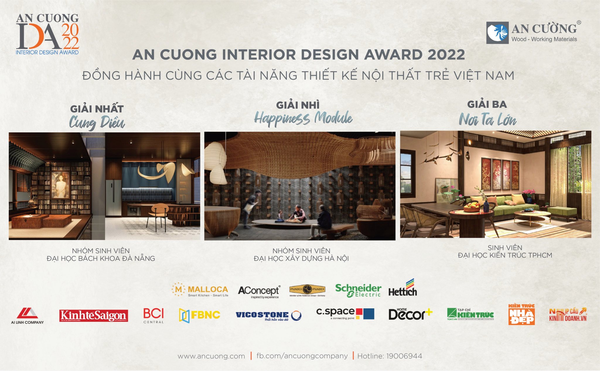 An Cường Interior Design Award 2022 đã tìm ra chủ nhân xứng đáng rồi nè! ✨
