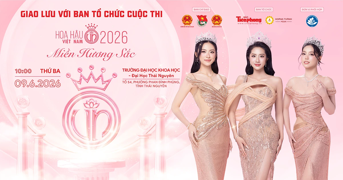 Hoa hậu Việt Nam 2024 Hà Trúc Linh sẽ đổ bộ Đại học Khoa học Thái Nguyên vào sáng 9/6/2026 nè!