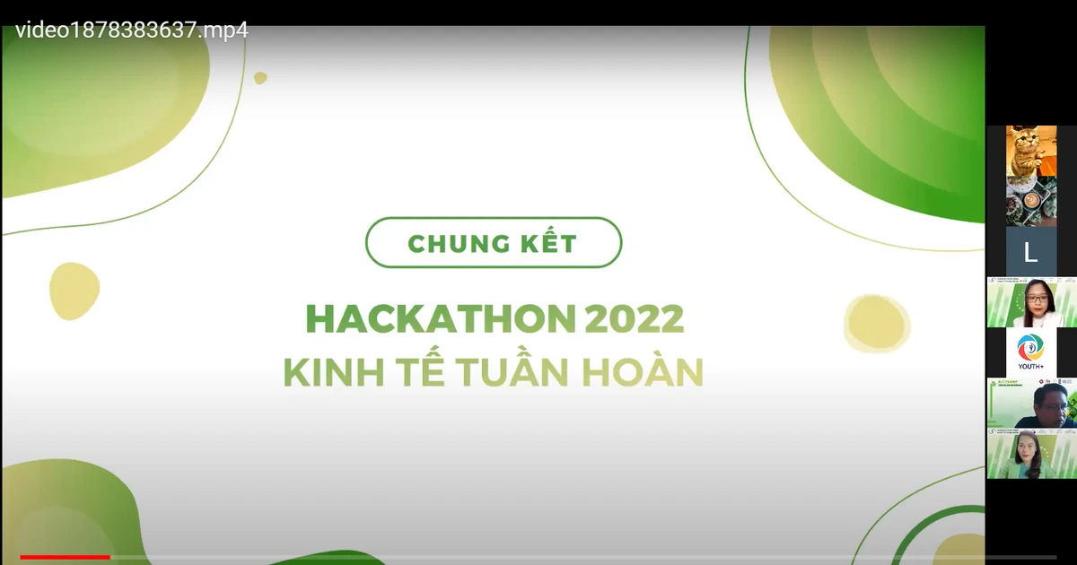 HACKATHON 2022: 48 giờ "cháy não" với khởi nghiệp xanh - Gen Z đổ bộ chinh phục kinh tế tuần hoàn