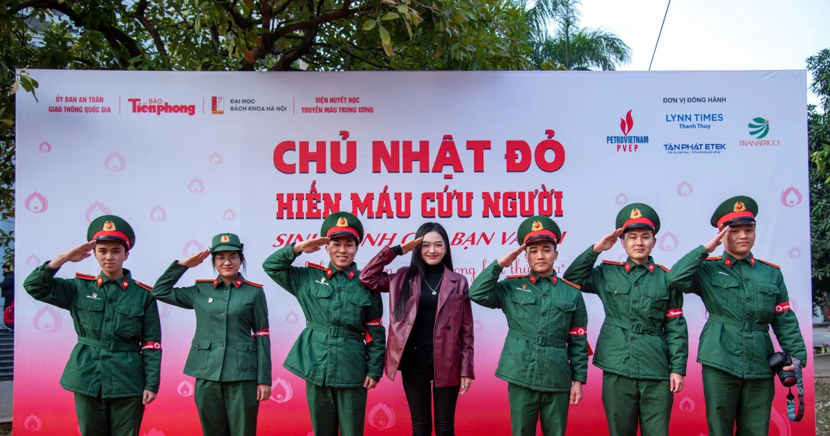 Nữ chính phim giờ vàng VTV Cù Thị Trà cùng gen Z lan tỏa tinh thần hiến máu tại Chủ Nhật Đỏ lần 17