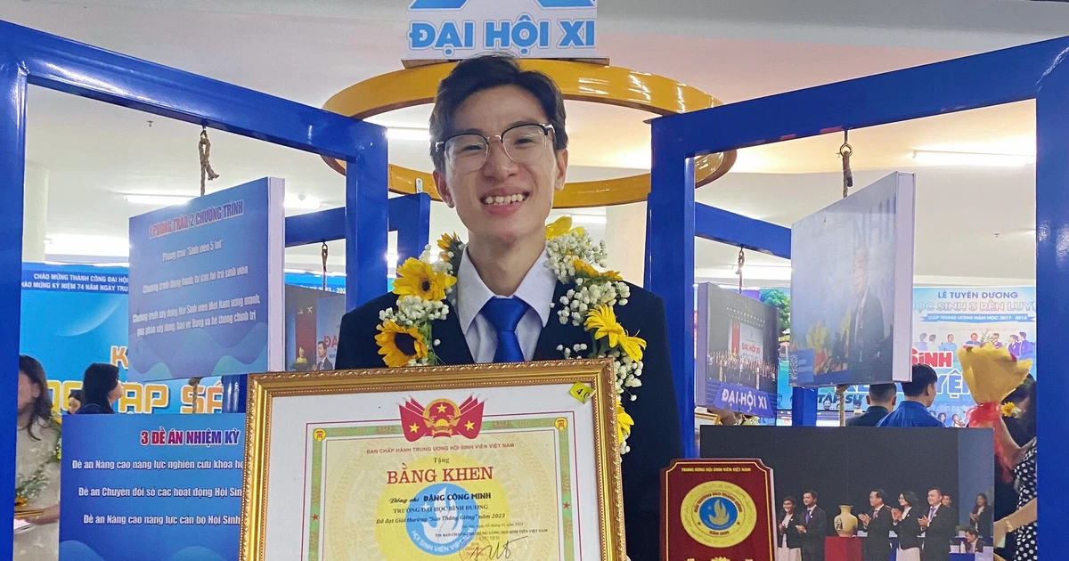 Gương mặt sinh viên xịn sò: Cậu bạn Đặng Công Minh trưởng thành ngoạn mục nhờ triết lý 4H và 4T tại ĐH Bình Dương