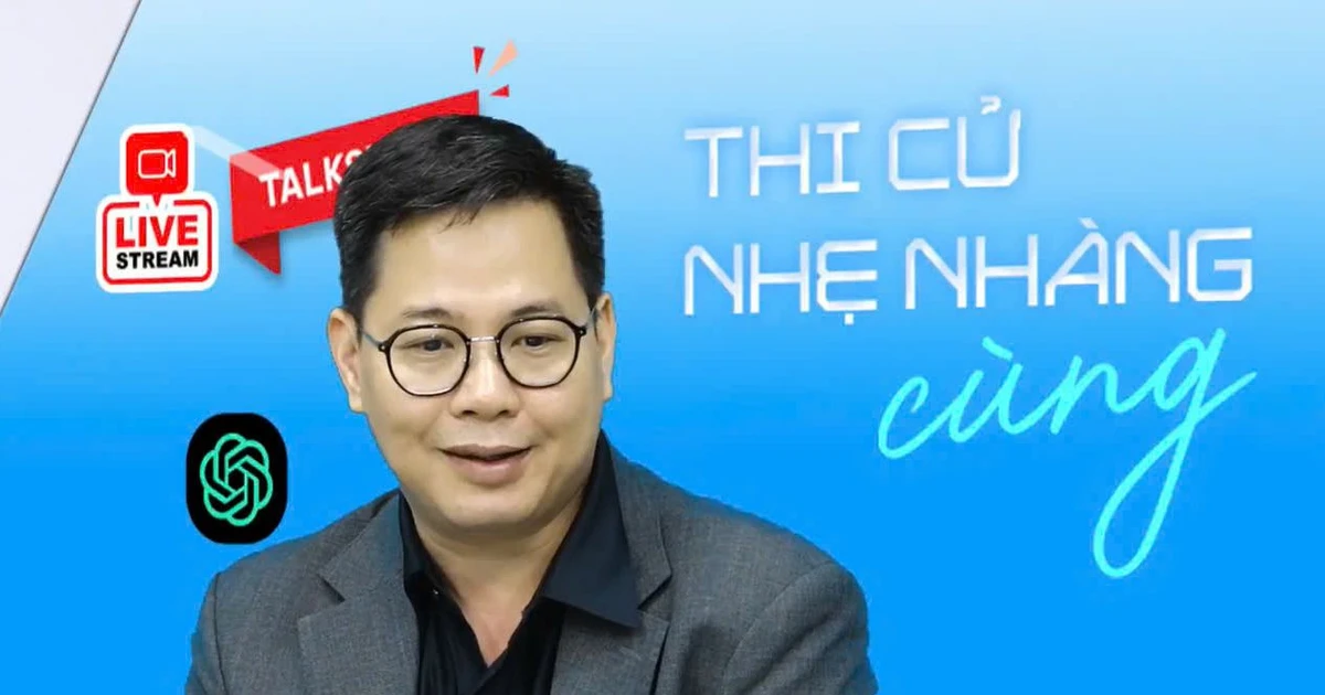 PGS Trần Thành Nam: "AI chỉ là trợ thủ thôi nha, không thể ngồi chơi xơi nước rồi đỗ đại học được đâu"