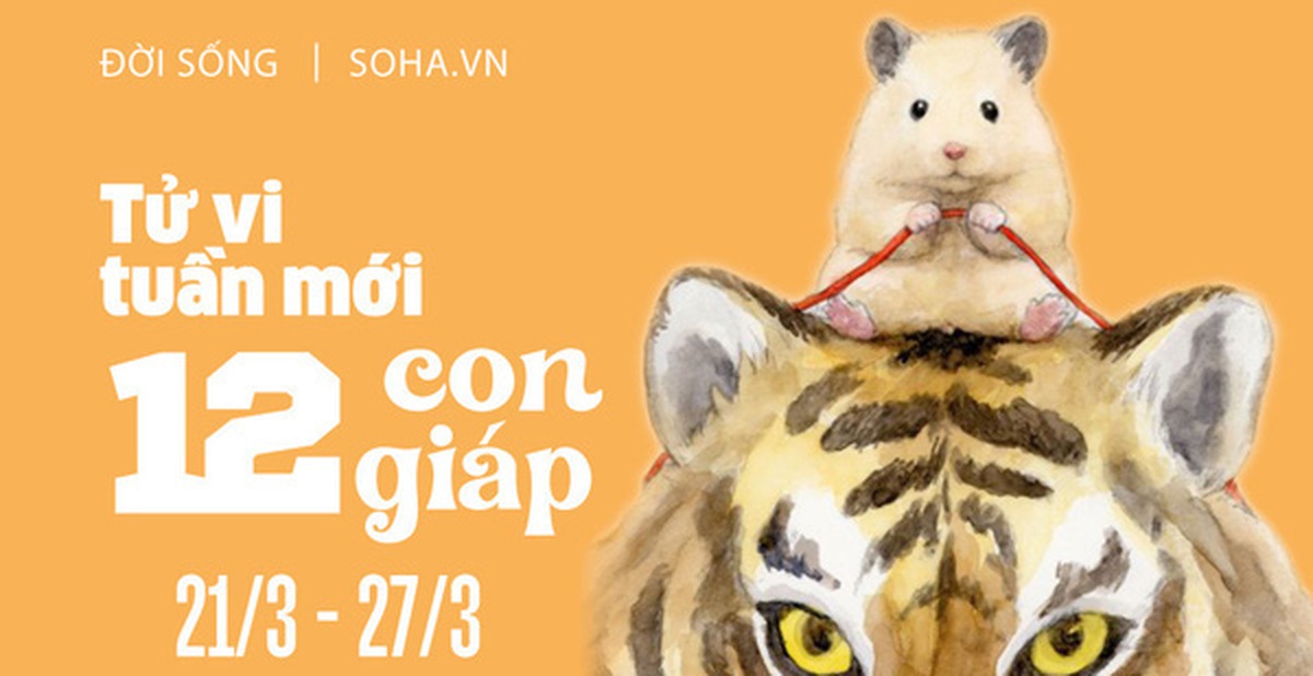 Tử vi tuần mới 21/3 - 27/3: 2 con giáp được hưởng vận đỏ, 3 con giáp coi chừng tiểu nhân và lừa đảo nha
