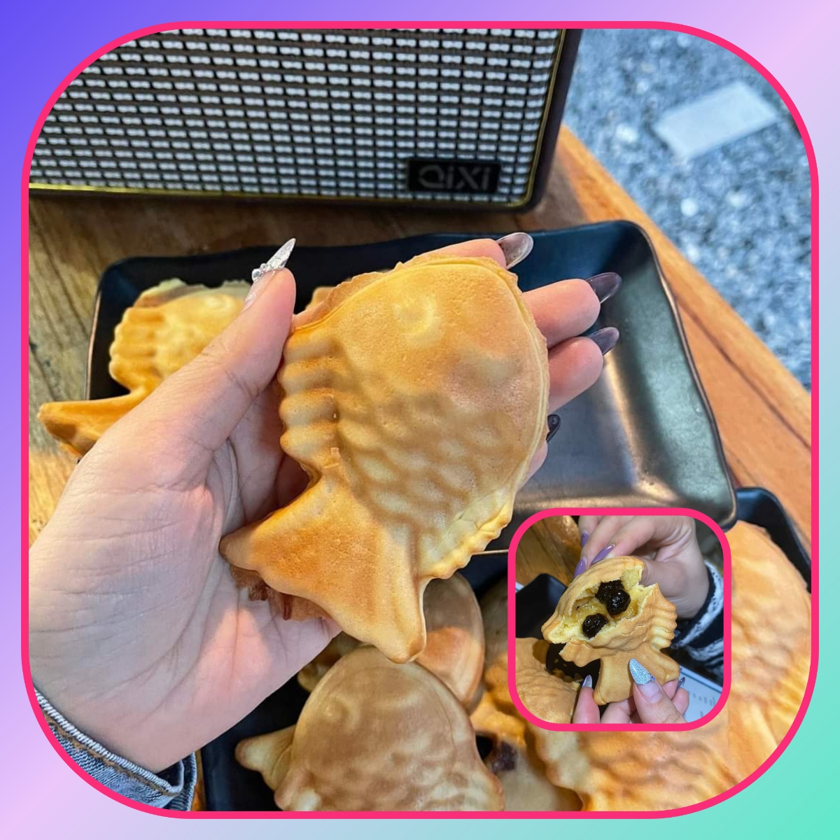 Con gái rượu của bố vợ tự tay bóc bánh cá cho ăn!? Cái gì đây trời